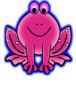 +froggy+pink+outline+ clipart