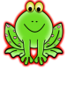 +froggy+red+outline+ clipart