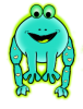 +froggy+yellow+outline+ clipart