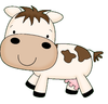+happy+cow+comic+character+ clipart