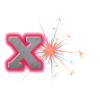 +letter+x+firework+animation+ clipart