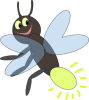 +lighting+bug+firefly+ clipart