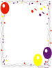 +balloons+border+party+ clipart