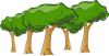 +bosque+trees+ clipart
