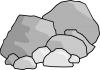 +boulders+rocks+ clipart