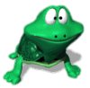 +frog+darkgreen+ clipart