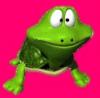 +frog+pink+background+ clipart