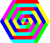+hexagon+rainbow+colors+ clipart