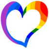+hollow+rainbow+heart+ clipart
