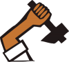 +labow+arm+hammer+ clipart