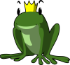 +prince+frog+ clipart