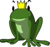 +prince+frog+ clipart