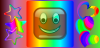 +rainbow+panel+happy+square+ clipart