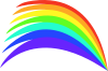 +rainbow+wing+ clipart