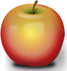 +red+apple+fruit+ clipart