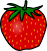 +strawberry+fruit+ clipart
