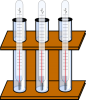 +thermometer+in+beaker+ clipart